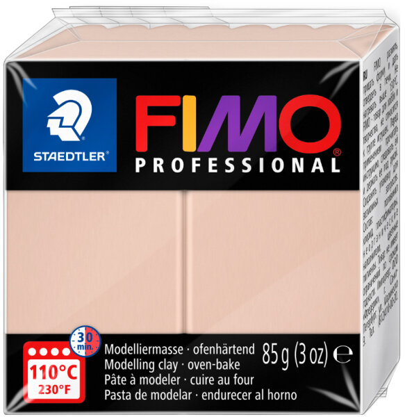 FIMO PROFESSIONAL Pâte à modeler, à cuire au four, rosé