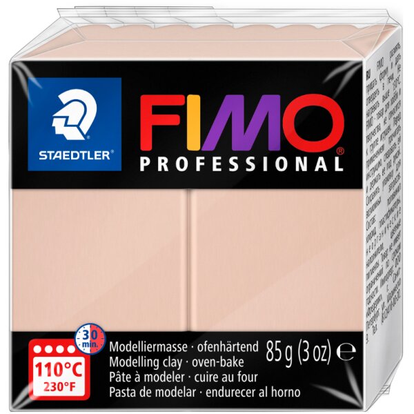FIMO PROFESSIONAL Pâte à modeler, à cuire au four, beige