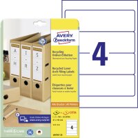 AVERY Zweckform Recycling Ordnerrücken-Etiketten, 61...