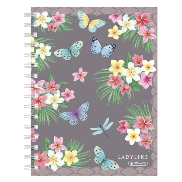 herlitz Carnet &agrave; spirales Ladylike Butterflies, A5