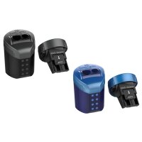 FABER-CASTELL Doppelspitzdose RollOn DOTS, Blisterkarte