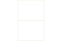 AVERY ZWECKFORM Etiquettes 77×59mm 3046Z blanc 8 pcs.