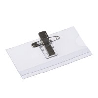 EUROPEL Namenschild, mit Kombiklemme, 40 x 75 mm