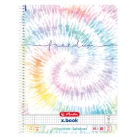 herlitz Cahier à spirales New Batik Fearless, A4