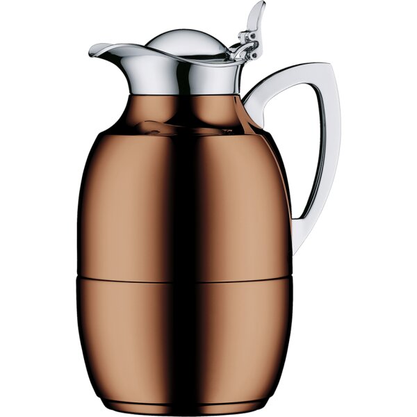 alfi Pichet isotherme JUWEL, 1,0 litre, inox plaqu&eacute;, cuivre