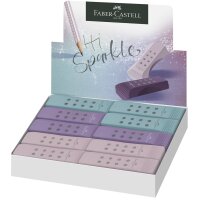 FABER-CASTELL Gomme en plastique RollOn SPARKLE, blanc
