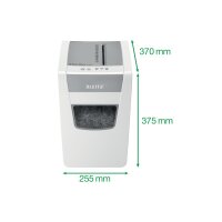 LEITZ Destructeur doc IQ Slim Office 8098-00-00 P4 12 Feuil silencieux