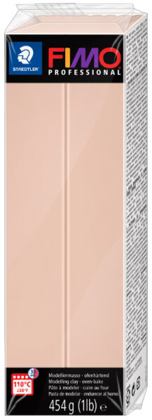 FIMO PROFESSIONAL Modelliermasse, ofenhärtend, rosé, 454 g