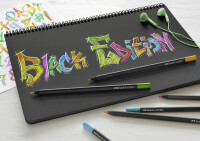 FABER-CASTELL Crayon de couleur Black Edition,...
