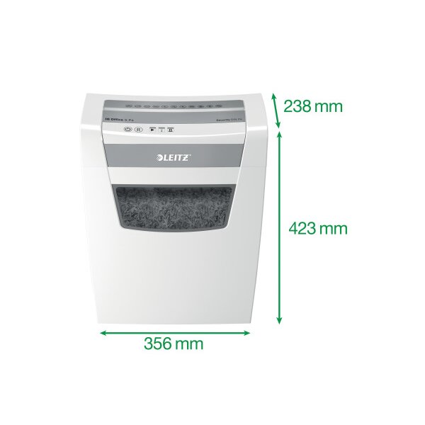LEITZ Destructeur doc IQ Office 8099-00-00 P4 12 Feuil silencieux