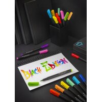 FABER-CASTELL Feutre Black Edition, étui de 20