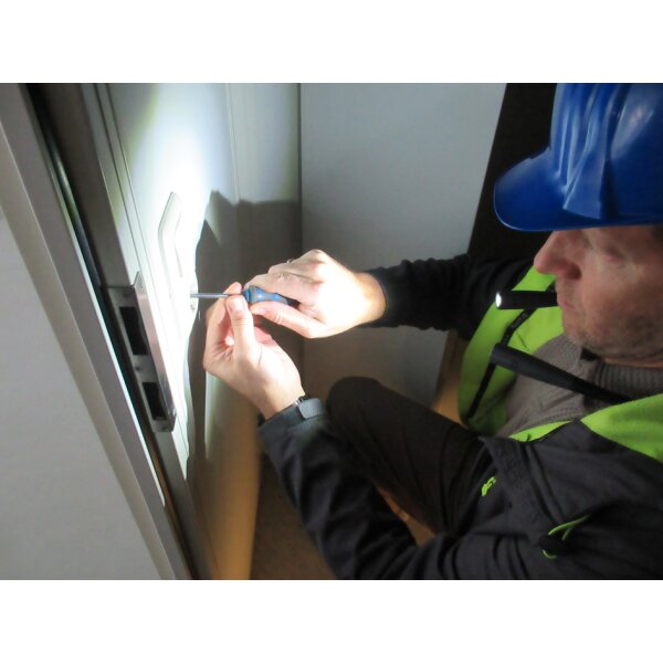 WEDO Lampe de lecture LED LOOPLIGHT, rechargeable, noir/gris