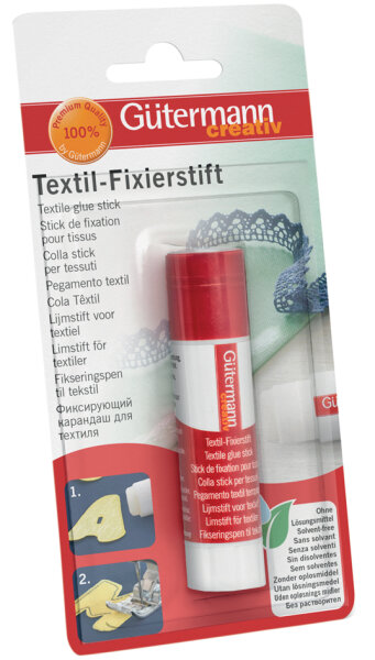 Gütermann Textil-Fixierstift, lösemittelfrei, 10 g