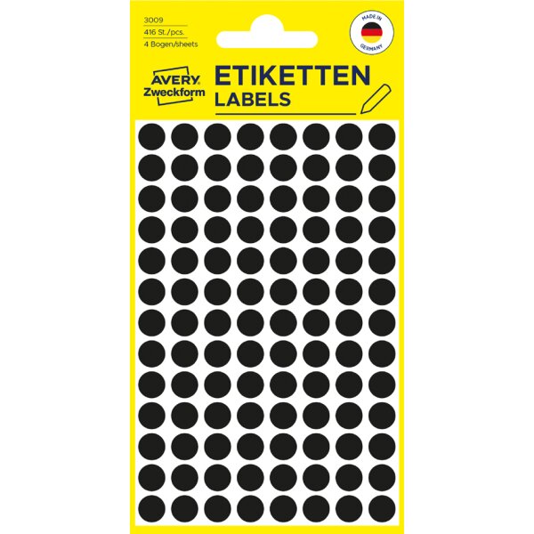AVERY Zweckform Markierungspunkte, Durchmesser 12 mm
