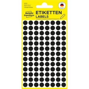 AVERY Zweckform Pastille de couleur, diamètre 12 mm