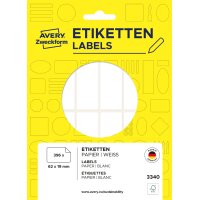 AVERY Zweckform Vielzweck-Etiketten, 13 x 8 mm, weiss, FP
