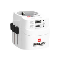 SKROSS World Travel Adapter 1.302462 PRO Light USB (AC)