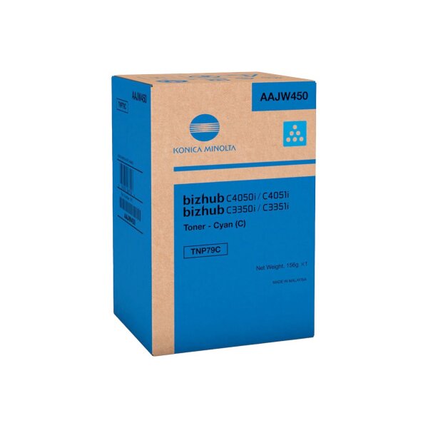 KONICA MINOLTA Toner TNP79C cyan AAJW450 Bizhub C3350i 9000 Seiten