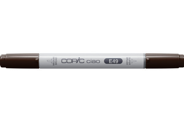 COPIC Marker Ciao 22075122 E49 - Dark Bark