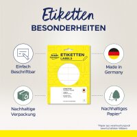 AVERY Zweckform Vielzweck-Etiketten, 66 x 38 mm, weiss, FP
