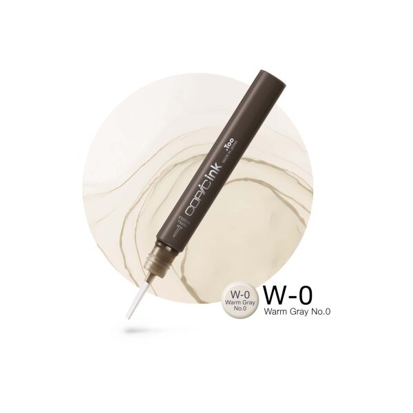 COPIC Ink Refill 21076108 W-0 - Warm Grey No.0