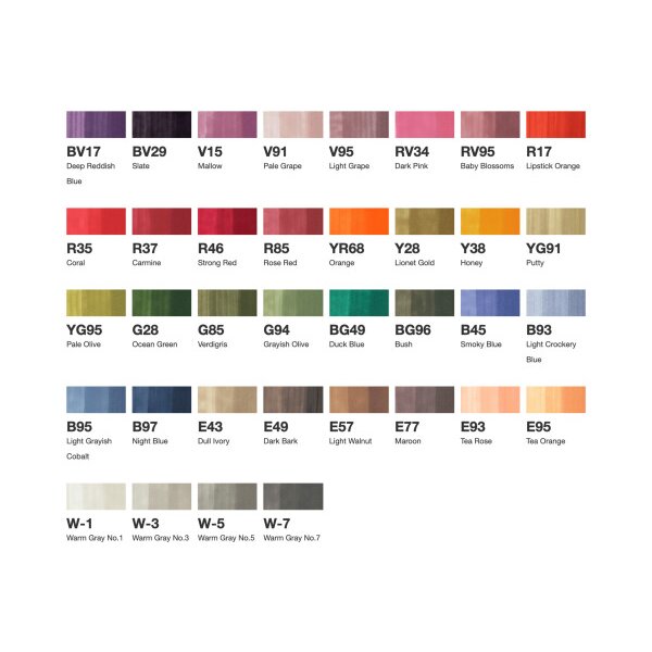 COPIC Marker Ciao 22075364 36er Set D