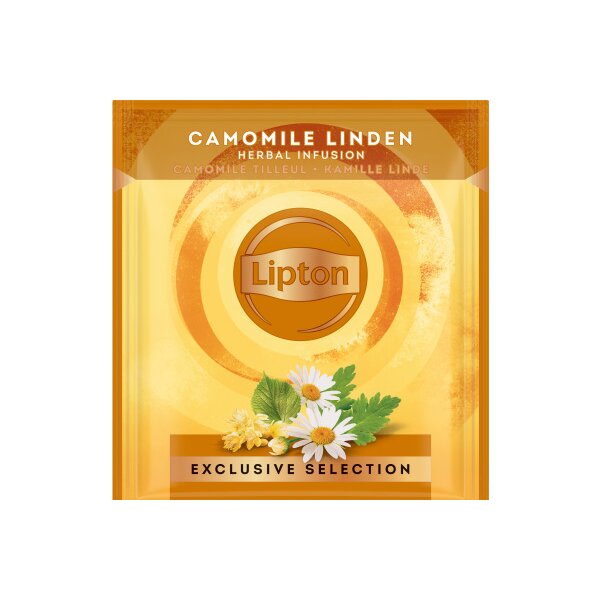 LIPTON Kamille - Linde Tee 4071222 25 Pyramiden