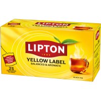 LIPTON Thé noir Yellow Lable 4091087 25 Sachets