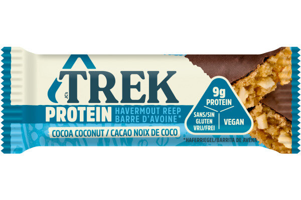 TREK Barres davoine protéinées 85525 16 pcs. Cocoa Coconut