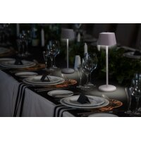 SECURIT Tischleuchte GEORGINA LP-GE-WT weiss, Akku, dimmbar