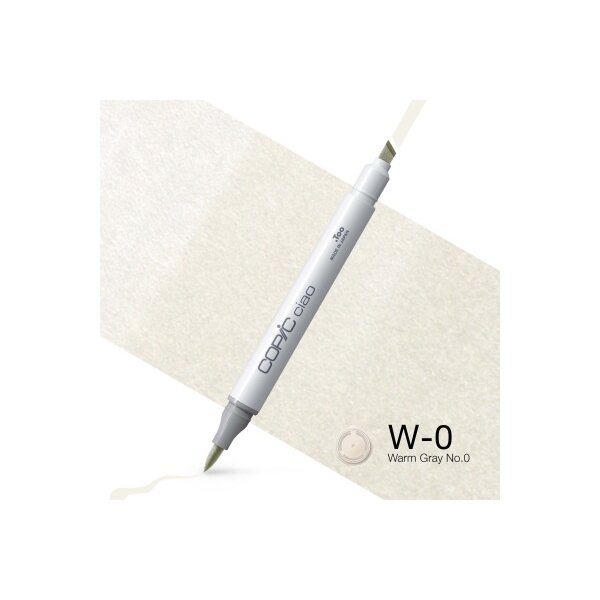COPIC Marker Ciao 22075108 W-0 - Warm Grey No.0