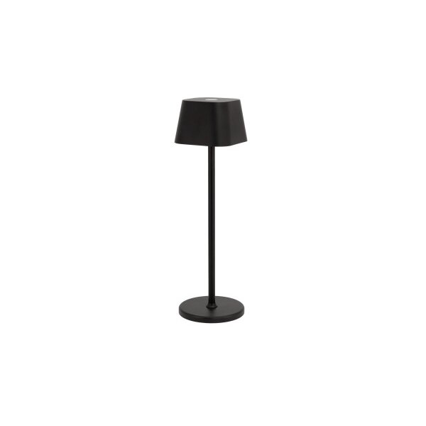 SECURIT Lampe de table GEORGINA LP-GE-BL noir, batterie, dimmable