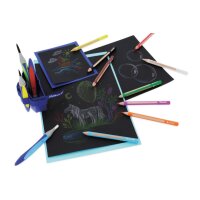 PELIKAN Zeichen- & Bastelblock 101578 Schwarz A4, 160...