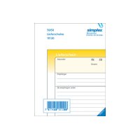 SIMPLEX Bon de livraison D A6 15120D jaune/blanc 50x2...