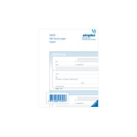 SIMPLEX Quittungen D A6 15325 weiss 50x2 Blatt