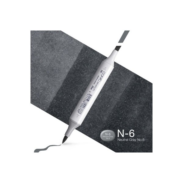 COPIC Marker Sketch 2107592 N-6 - Neutral Grey No.6