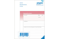 SIMPLEX Bestellscheine D A6 15190 rosa weiss 50x2 Blatt