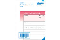 SIMPLEX Bestellscheine F A6 15194 rosa weiss 100x2 Blatt