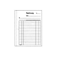 SIMPLEX Rechnungen D A6 15383D orange/weiss 100x2 Blatt