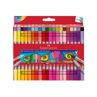 FABER-CASTELL Doppelfasermaler 151140 40 Farben, Etui