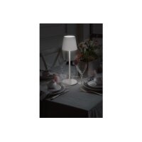 SECURIT Tischleuchte FELINE LP-FE-WT weiss, Akku, dimmbar
