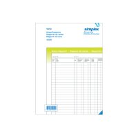 SIMPLEX Rapport caisse A4 15595 blanc 50x2 feuilles