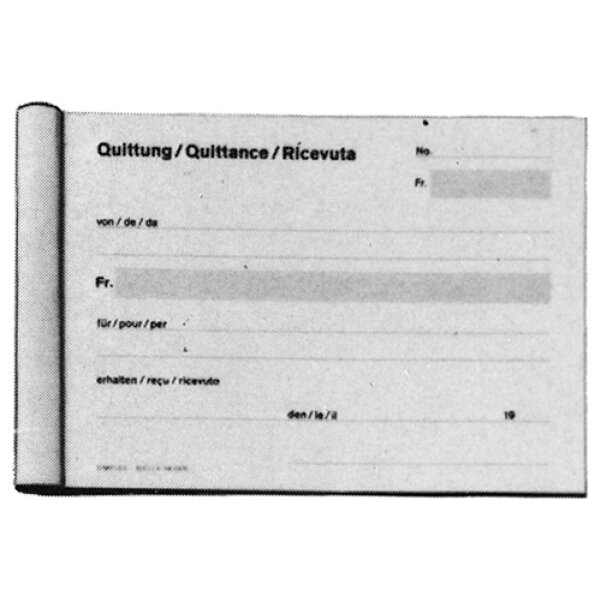 SIMPLEX Quittance D/F/I A6 16345 D/F/I 50 feuilles