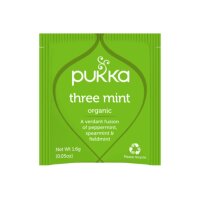 PUKKA Three Mint 4091016 Bio Kräutertee 20 Beutel
