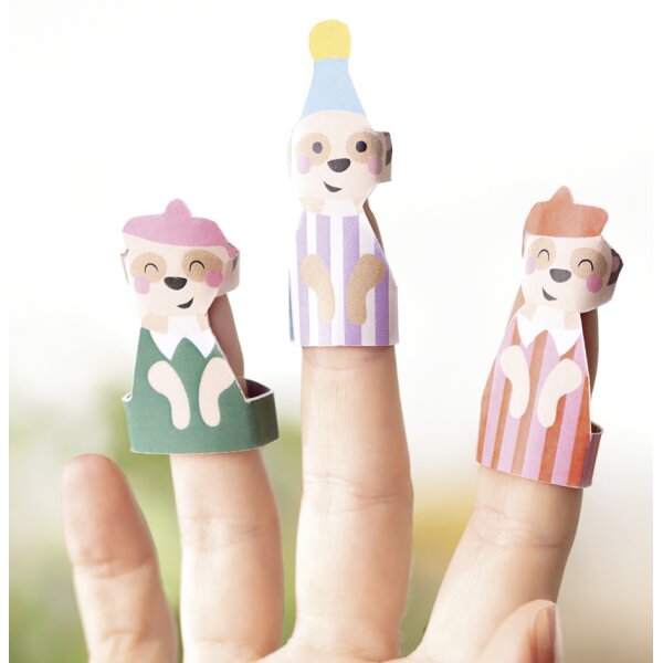 folia WOW Mallette de bricolage HAPPINESS SAFARI, 144 pièces