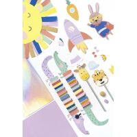 folia WOW Bastelkoffer HAPPINESS SAFARI, 144 Teile