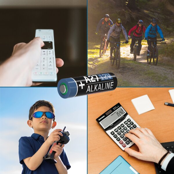 ANSMANN Pile alcaline A27/LR27, 12 V, en lot de 8