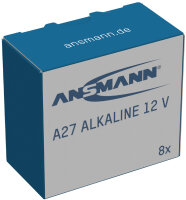 ANSMANN Pile alcaline A27/LR27, 12 V, en lot de 8
