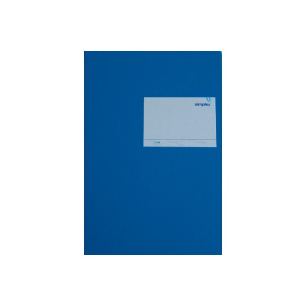 SIMPLEX Registre A4 17109 bleu 40 feuilles