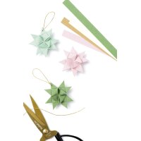 folia Bandes de papier PASTEL pour mini étoiles de...